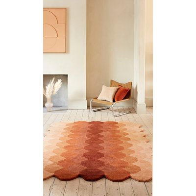 Gradient Pattern Hand Tufted Rug in 100% Wool SO'HOME
