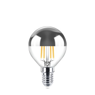 Ampoule Led dimmable E14 calotte argent 6W MILLUMINE