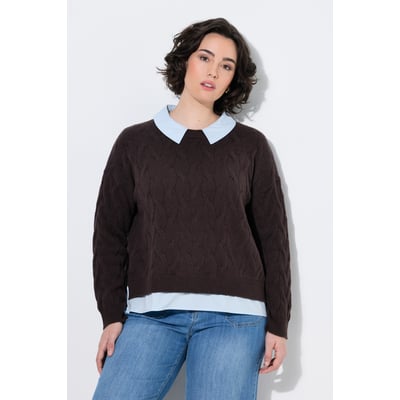 Pull 2-en-1, motif torsadé ULLA POPKEN