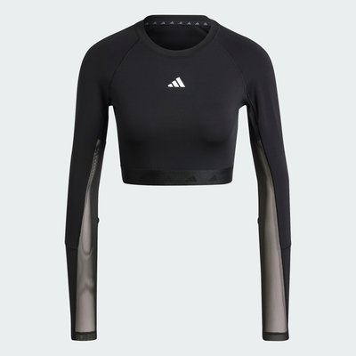T-shirt de training court à manches longues Hyperglam adidas Performance