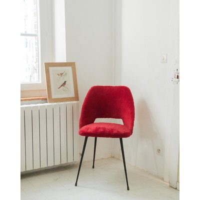 Paire de chaises en métal Diana N°143 - Bon état DEBONGOUT