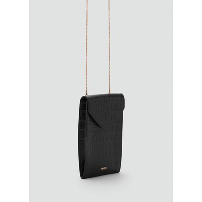 Housse téléphone portable effet croco MANGO