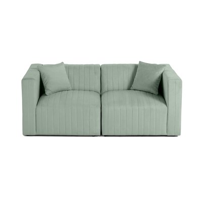 Canapé Modulable en Velours  2 places - NOVA LISA DESIGN
