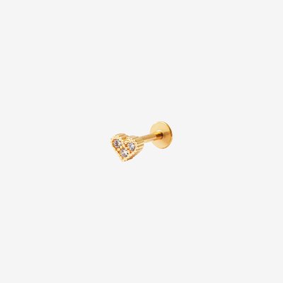 Piercing plat heart - candy CAROLINE NAJMAN