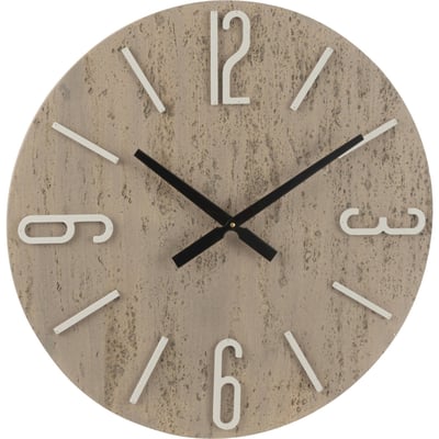 Horloge murale grand format effet pierre RECOLLECTION
