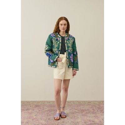 Veste brodée col rond manches longues, NELIE LOUISE MISHA