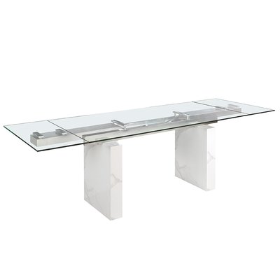Table à manger rectangulaire verre trempé ANGEL CERDA