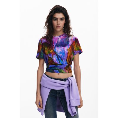 T-shirt à feuilles DESIGUAL