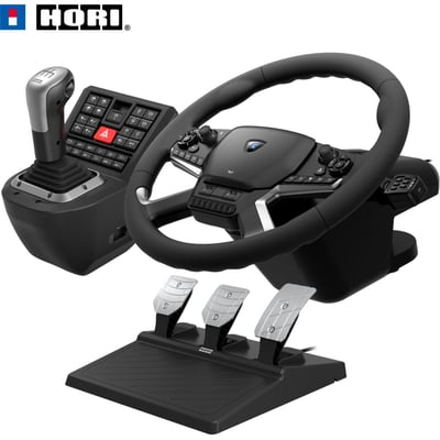 Volant + Levier de vitesses + Pédalier Force Feedback Truck Control System HORI