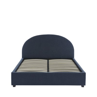 Lit coffre en tissu bouclette 160x200cm - Merle DRAWER