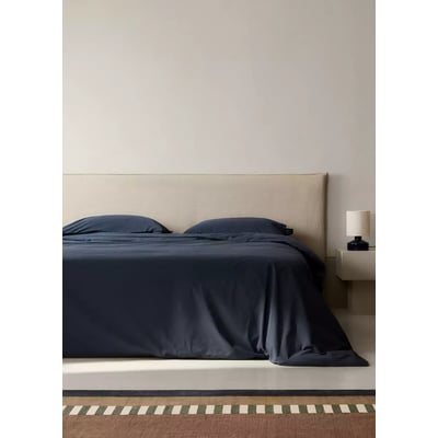 Housse de couette 100 % percale de coton garment-dye Lit 150/160 cm MANGO HOME