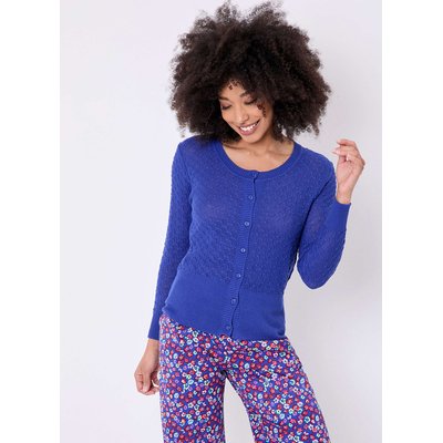 Gilet court cintré uni coton KARMU PRINCESSE NOMADE