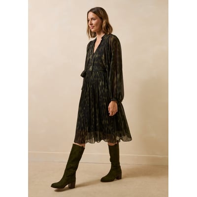 Robe manches longues imprimé tie & dye LA FEE MARABOUTEE