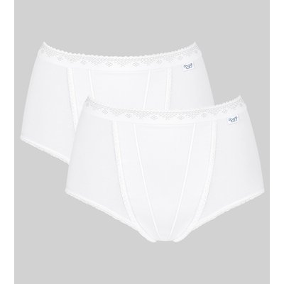 Pack of 2 Maxi Knickers with Tummy Control in Cotton SLOGGI