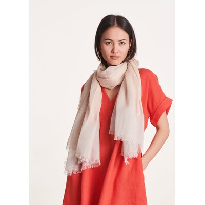 Foulard en coton avec fil textile LA FEE MARABOUTEE