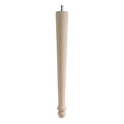 Pied De Table Haute Conique Bois H310 Mm X D36 Mm EVOLUDIS