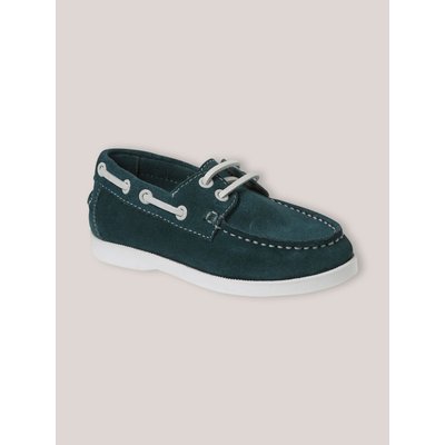 Chaussures bateau en cuir CYRILLUS