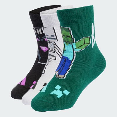 CHAUSSETTES ADIDAS MINECRAFT ENFANTS (3 PAIRES) ADIDAS SPORTSWEAR