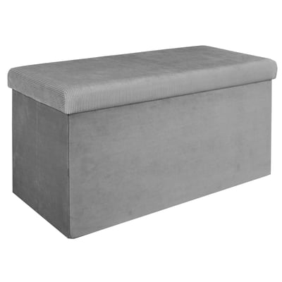 Coffre banc pliable design velours Giulia EDEN