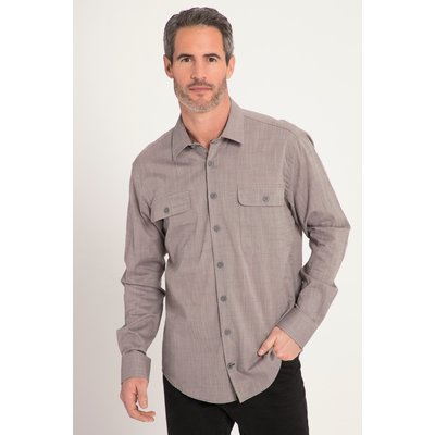 Chemise. Aspect lin. Col Kent. Coupe Modern JP1880