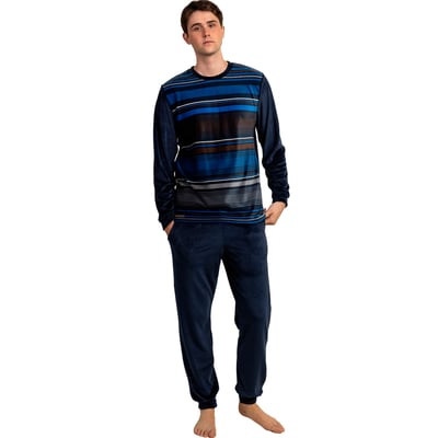 Pyjama velours pantalon top manches longues Glazure ADMAS