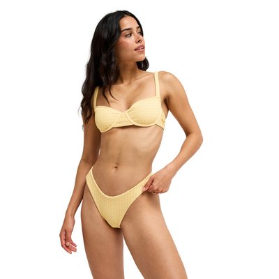 Bas de maillot de bain culotte bikini coupe Cheeky GOLDEN HAZE CHEEKY HIGH LEG. ROXY