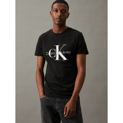 T-shirt com gola redonda, Core Monogram CALVIN KLEIN JEANS