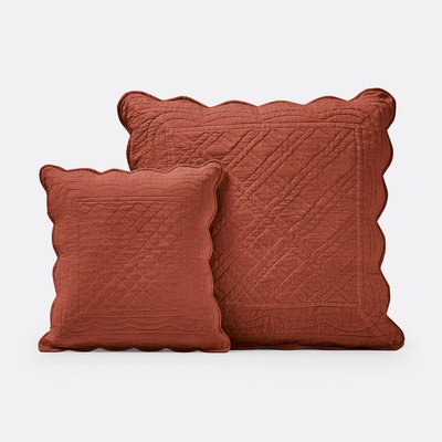 Scenario Quilted 100% Cotton Cushion Cover LA REDOUTE INTERIEURS