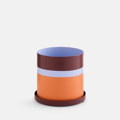 Cache-pot en métal fer peint, diamètre 13,5 cm, PALAVAS LA REDOUTE INTERIEURS