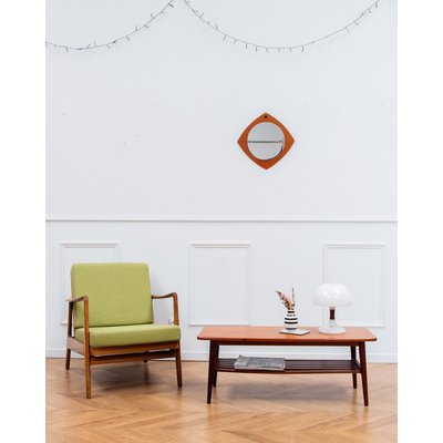 Table basse en teck Liv N°324 - Bon état DEBONGOUT