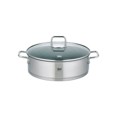 Sautoir 28 cm en acier inoxydable 18/10 antiadhésif CITRIN ELO