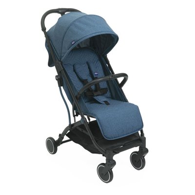 Poussette canne bleu online