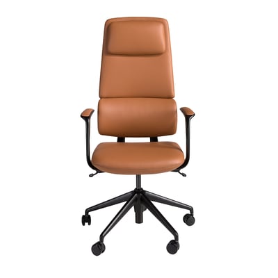 Chaise de bureau pivotante en similicuir ANGEL CERDA