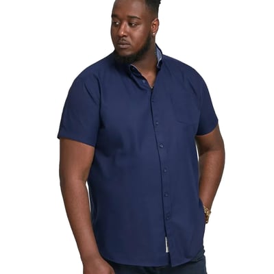Chemise manches courtes grande taille JAMES DUKE