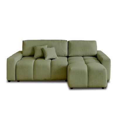 Canapé d'Angle Convertible en Tissu 4 places - CROCUS LISA DESIGN