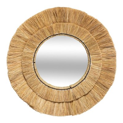 Miroir raphia Safari D57 ATMOSPHERA