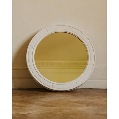 Miroir en fibre de verre blanc Igor N°1182 - Bon état DEBONGOUT
