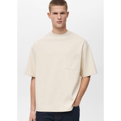 T-shirt oversize coton poche MANGO MAN