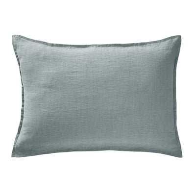 Taie oreiller Lin lave Soline 60 x 60 cm ardoise EDEN