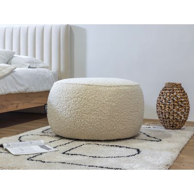 Pouf tissu bouclette, MERINOS BOBOCHIC