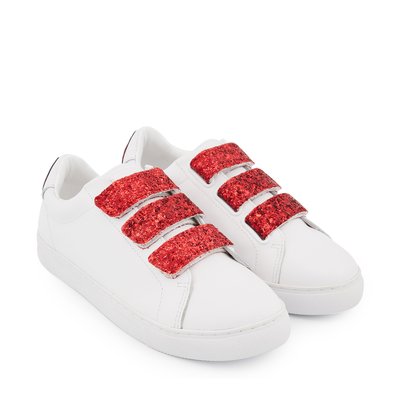 Baskets En Cuir Edith Back Lips BONS BAISERS