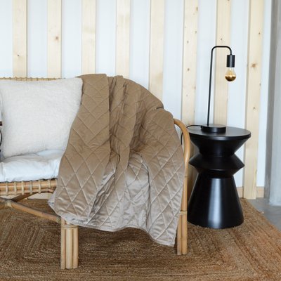 Plaid Canapé en Velours Matelassé HOME MAISON