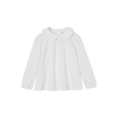 T-shirt blouse en broderie anglaise manches longues VERTBAUDET