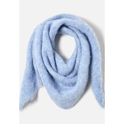 Echarpe triangle tricot poilu doux DAMART