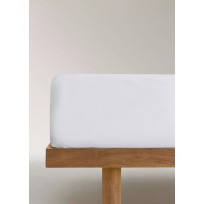 Drap-housse percale de coton 300 fils lit 160 cm | 40 cm MANGO HOME