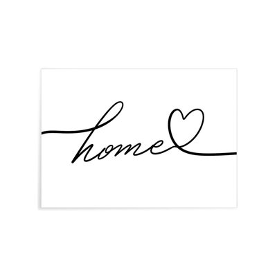 Affiche Line Art Home L'AFFICHERIE