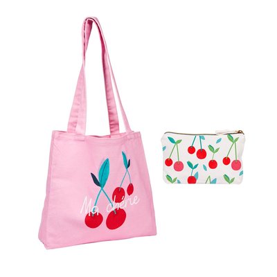 Kit Tote Bag & Pochette Family Pop " I love you " DRAEGER PARIS