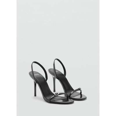 Sandales talon aiguille boucle MANGO