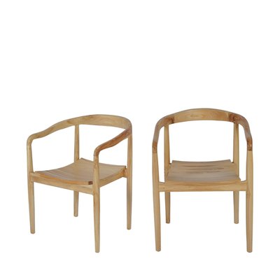 Lot de 2 fauteuils de table en teck - RADEN DRAWER