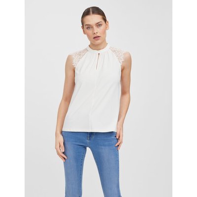 T-shirt manches courtes en dentelle VERO MODA